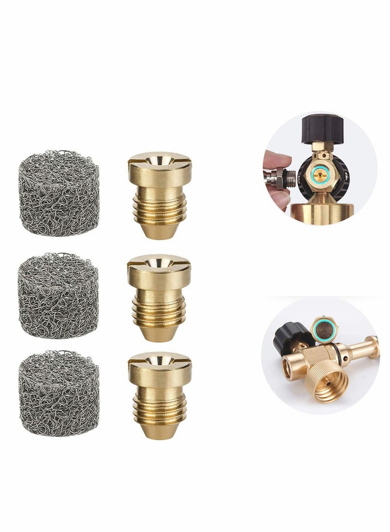 Excefore Foam Cannon Orifice Nozzle Tips and Maker, Universal 1.1 mm Thread Mesh Filter for Pressure Washer Parts, 3000 PSI (3Pcs )  - Image 1