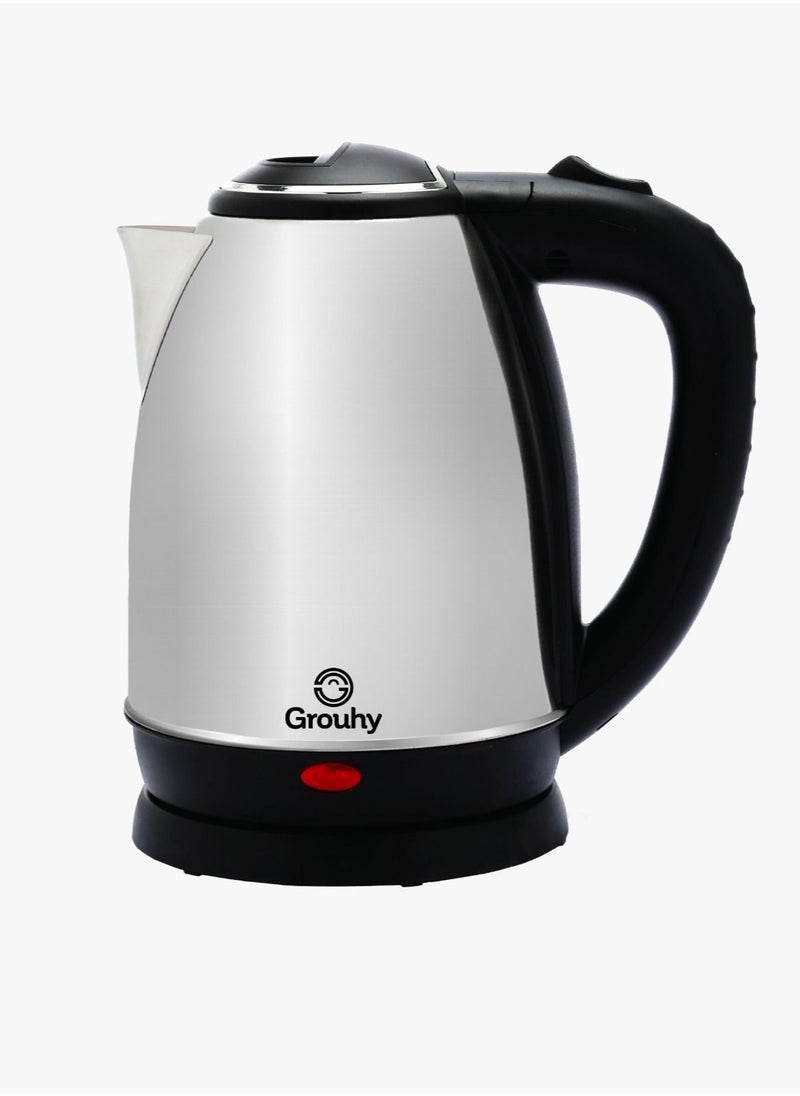 Grouhy - Electric kettle with a capacity of 1.8 liters, stainless steel, GFL1.8KTSS - Image 1