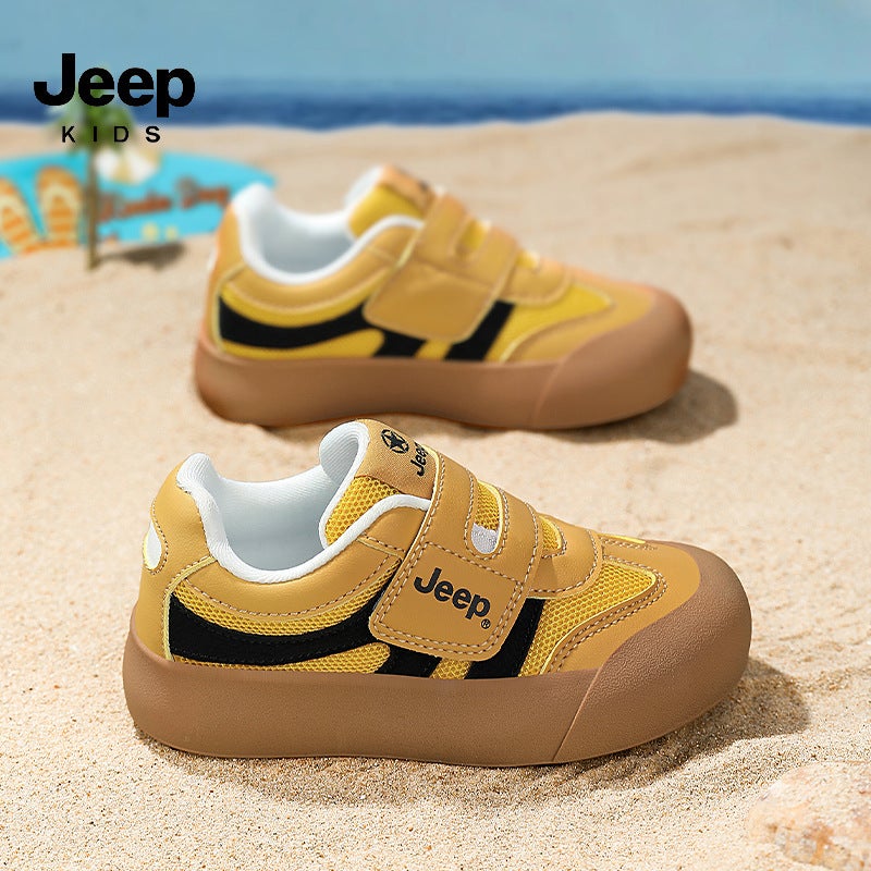 Jeep Children'S Shoes 2025 Spring And Breathable Mesh Women'S Shoes Velcro Men'S Shoes All-Match Trendy Brand Children'S Shoes - Image 4