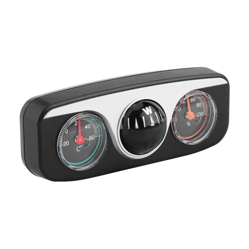 Car Dash Mount: 3 In 1 Compact Size With Accurate Readout - Adjustable Viewing Angle Navigation Compass For Car Dashboard Travel Companion - Image 1