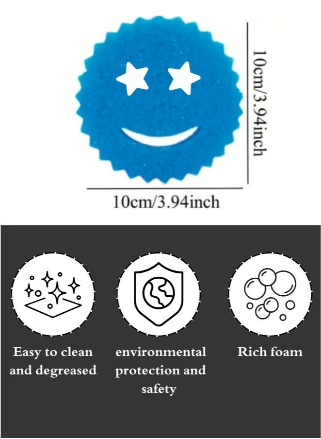 The special sponge for washing dishes and kitchen utensils is ideal for cleaning various surfaces and comes in a set of four pieces - Image 2