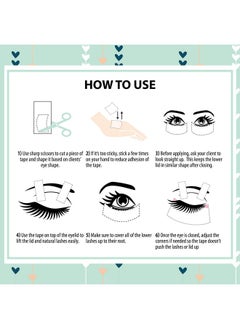 Lyon lash Foam Tape Medical Elastic Eyelash Tapes For Eyelash Extensions Eyelash Extension Supplies Under Eye Pads Lint Free Patches Hypoallergenic Latex Free (1 Inch X 4)  - Image 5