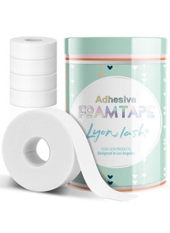 Lyon lash Foam Tape Medical Elastic Eyelash Tapes For Eyelash Extensions Eyelash Extension Supplies Under Eye Pads Lint Free Patches Hypoallergenic Latex Free (1 Inch X 4)  - Image 1