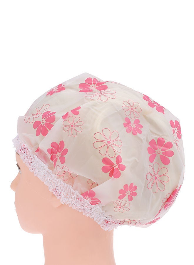 نيبمينينت قبعة استحمام ضد الماء أبيض/ وردي 16.00سنتيمتر - Image 2