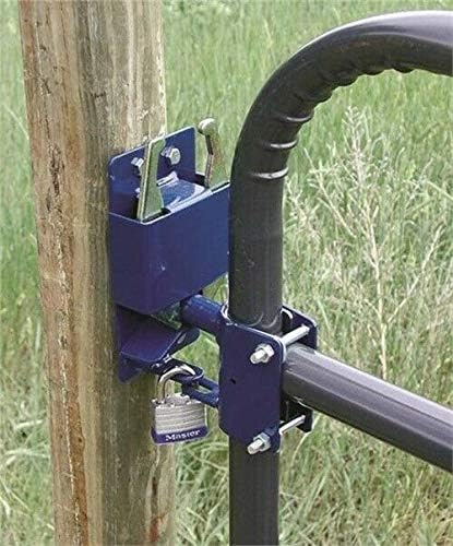 SpeeCo Genuine Two Way Lockable Gate Latch Blue Perfect for Farms Pastures and Ranches Part Number S16100100 - Image 2