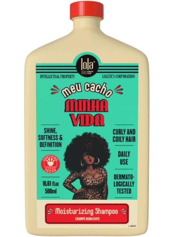 Lola from Rio شامبو مرطب للشعر المجعد بزيت جوز الهند وزيت الجوجوبا - ينظف بلطف دون إزالة الزيوت الطبيعية، يرطب ويعزز نمط التجعيد (250 مل) - Image 1