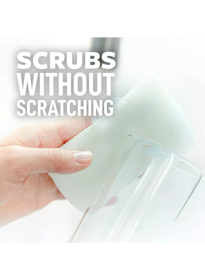 Scotch Brite Greener Clean Non-Scratch All Purpose Scrubber White 0.7 x 4.1 x 2.6 Inch 7526882 - Image 4