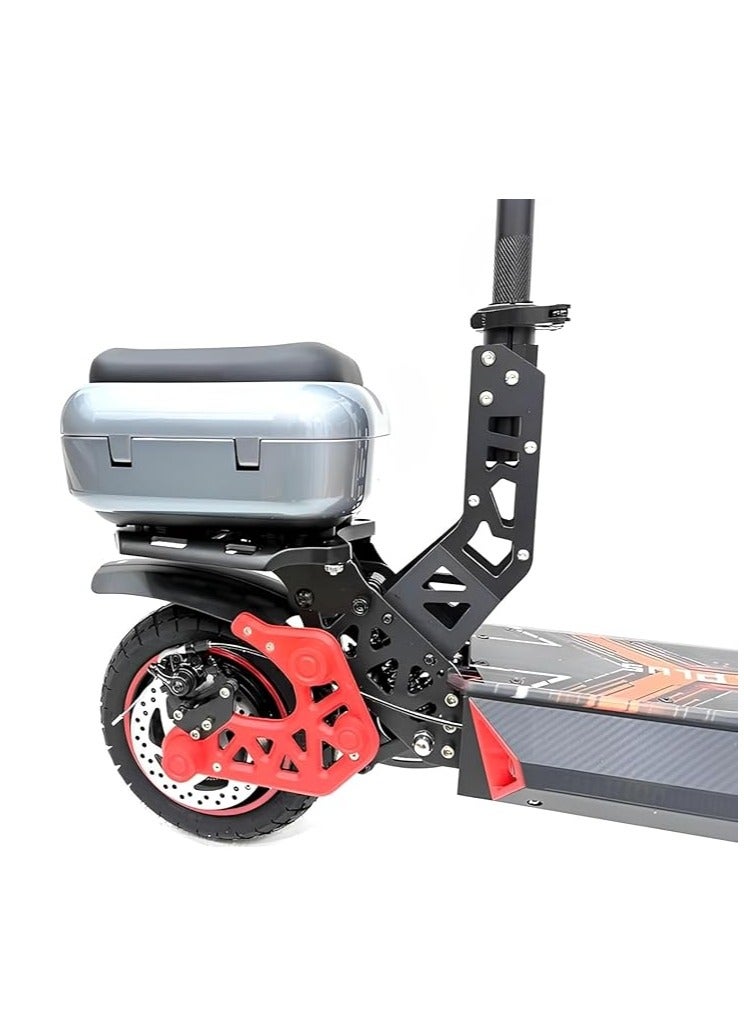 KUGOO M5 Mini-plus, For adults, 48V 18.2AH battery, Maximum riding distance is 45-50km, Maximum speed is 70km/h, Black/Red - Image 4