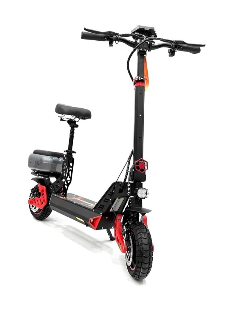 KUGOO M5 Mini-plus, For adults, 48V 18.2AH battery, Maximum riding distance is 45-50km, Maximum speed is 70km/h, Black/Red - Image 2