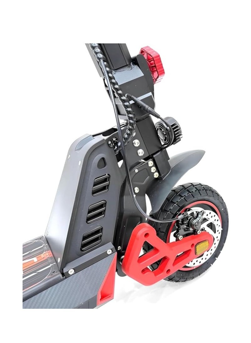 KUGOO M5 Mini-plus, For adults, 48V 18.2AH battery, Maximum riding distance is 45-50km, Maximum speed is 70km/h, Black/Red - Image 3