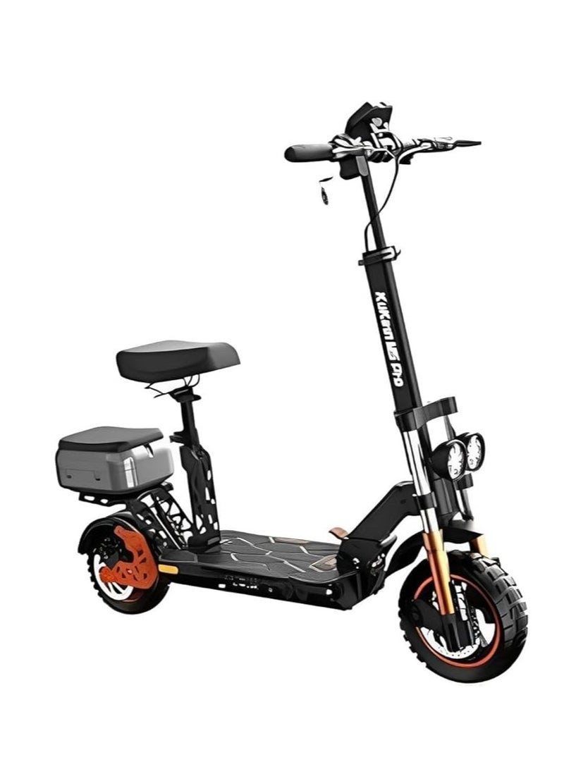 KUGOO M5 Mini-plus, For adults, 48V 18.2AH battery, Maximum riding distance is 45-50km, Maximum speed is 70km/h, Black/Red - Image 5