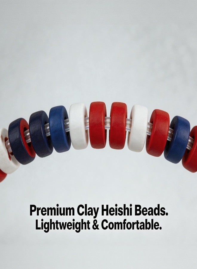 OHOME 4th of July Outfits for Women - 6 Pack 250th Anniversary Patriotic Bracelets | Independence Day Accessories for Fourth of July Party Favors | USA 1776-2026 Freedom Merchandise Jewelry for Women - Image 4