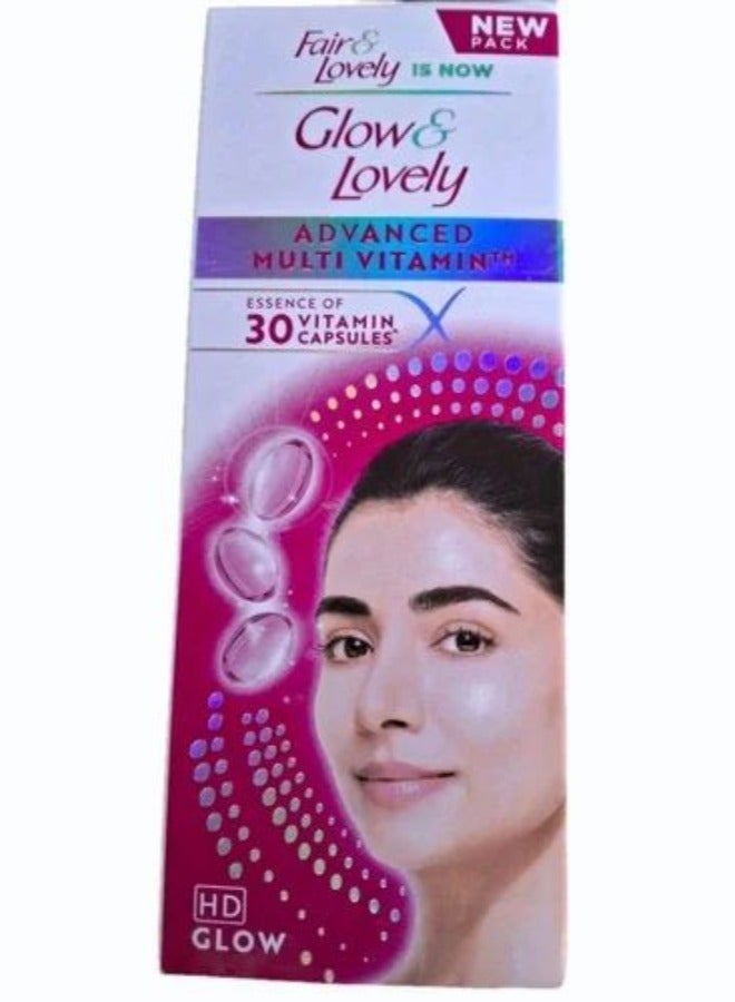 Glow & Lovely Glow and Lovely Advanced Multi Vitamin With Essence of 30 Vitamin Capsules 80g - Image 2