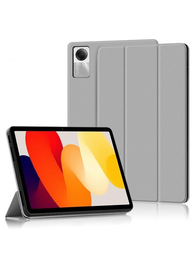 Arabest Redmi Pad SE 11" 2023 case,Leather Shell Shockproof Case for Gray - Image 1