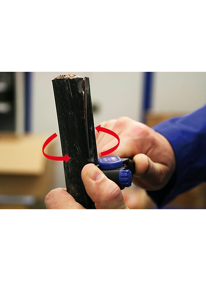 Weicon Dismantling Tool No. 25 | Stripping of cables with 5mm sheath thickness | Longitudinal & circular cuts | Wire protection | Replaceable turning blade - Image 4