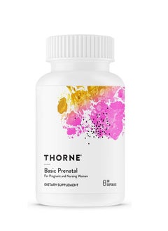 Thorne Basic Prenatal - Well-Researched Folate Multi for Pregnant and Nursing Women 90 Caps 