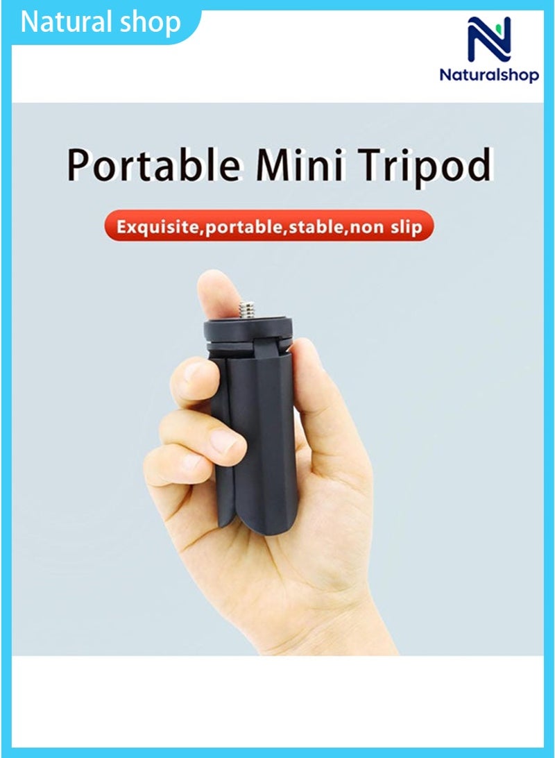 naturalshop Mini Tripod for DJI Osmo Pocket 3 & 2 Camera, Portable Tripod Stand Black Tripod Mount Selfie Stick Tripod Compatible with Osmo Pocket 3 & 2 - Image 5