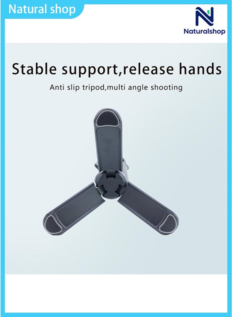 naturalshop Mini Tripod for DJI Osmo Pocket 3 & 2 Camera, Portable Tripod Stand Black Tripod Mount Selfie Stick Tripod Compatible with Osmo Pocket 3 & 2 - Image 3