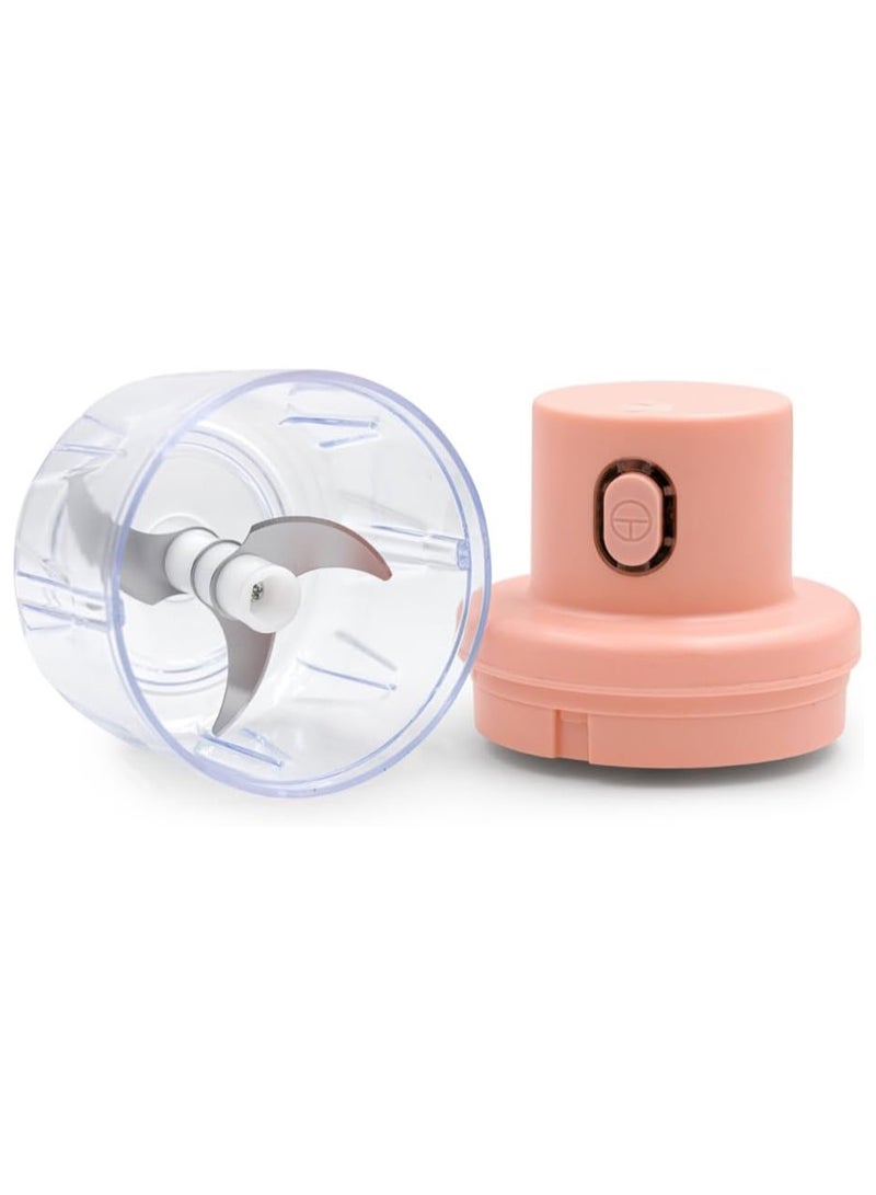 Original Mini Vegetable Chopper | Electric Garlic Chopper, Garlic Crusher, Cordless Food Processors, Stay-Sharp Blade, One Touch Pulse, USB Rechargeable, Portable Blender for Salad, Lettuce, Fruit - Image 3