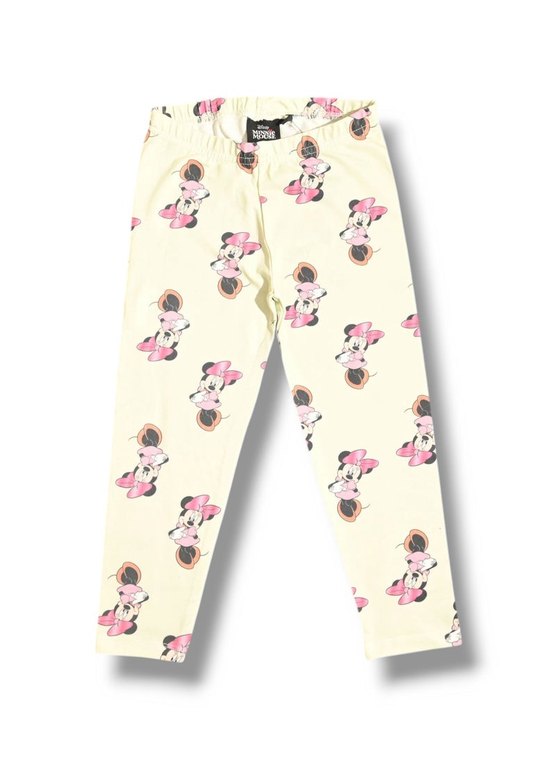 MINNIE MOUSE - GIRLS LEGGINGS AOP - Image 1
