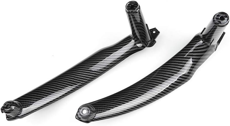 QASULER Carbon Fiber Door Handle Trim for BMW - Image 2