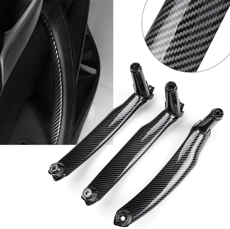 QASULER Carbon Fiber Door Handle Trim for BMW - Image 5