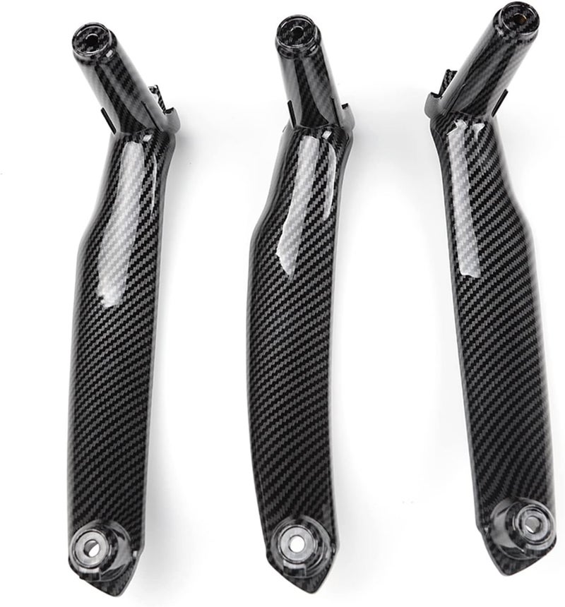 QASULER Carbon Fiber Door Handle Trim for BMW - Image 1