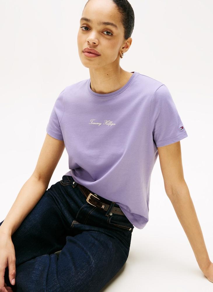 TOMMY HILFIGER Graphic Crew Neck T-Shirt - Image 3