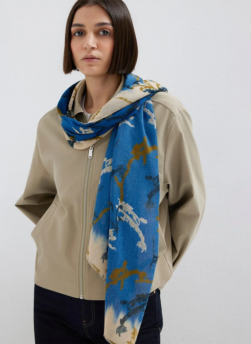 Mavi Printed Shawl