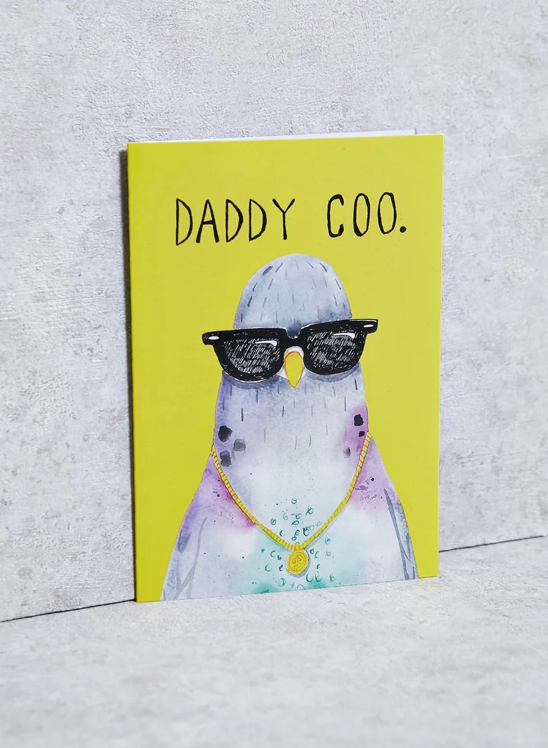 Jolly Awesome Daddy Coo A6 Greeting Card