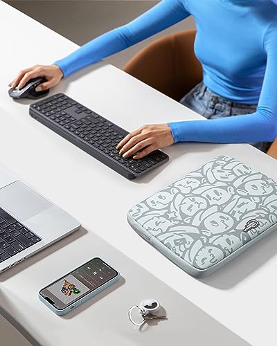 tomtoc 360° Protective Laptop Sleeve for 13-inch New MacBook Air M4/A3240 2025, M3/A3113, M2/A2681 M1/A2337 A2179 A1932, 13-inch MacBook Pro M2/A2686 M1/A2338, Water-Resistant Computer Case Bag - Image 2