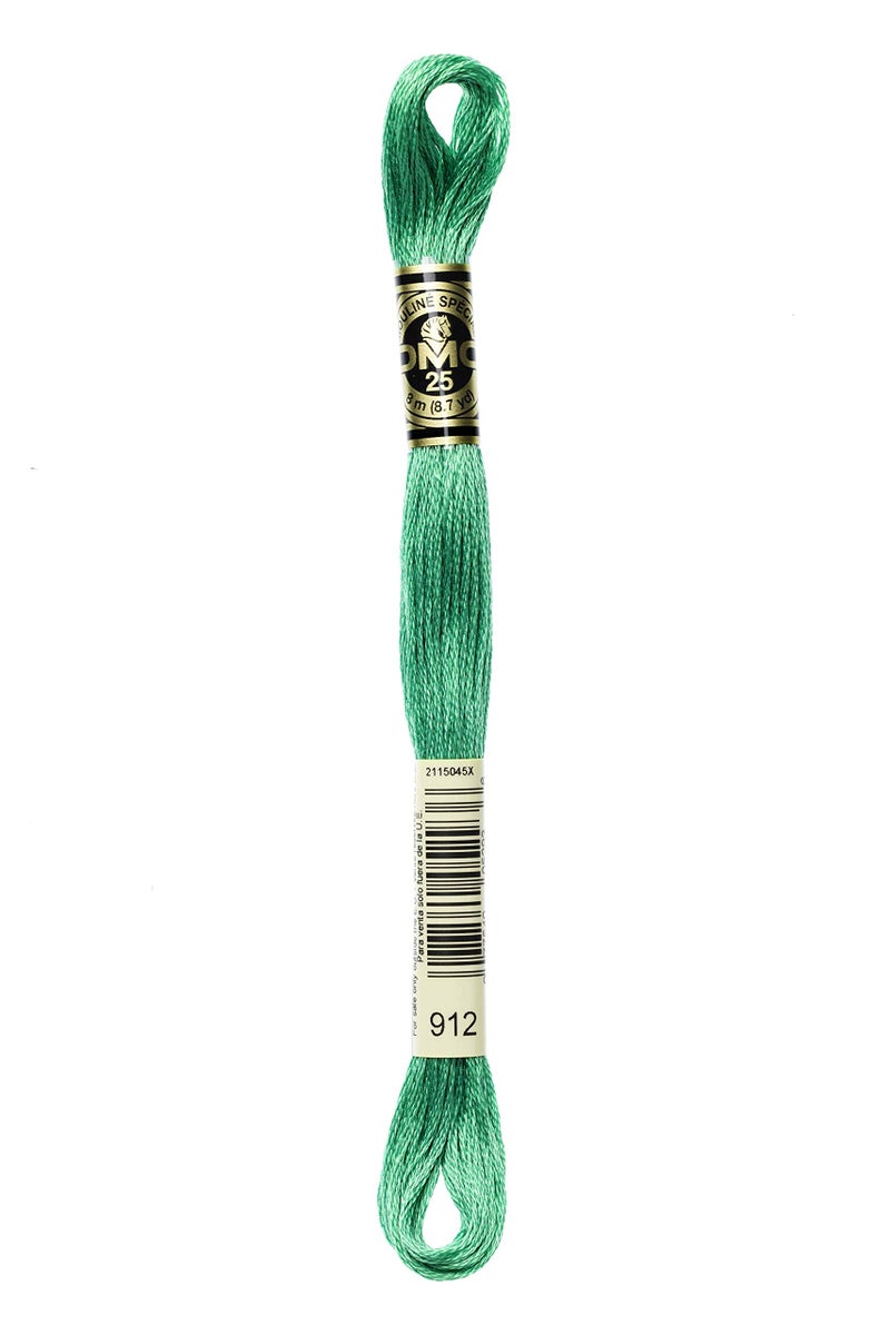 DMC 117912 6 Strand Embroidery Cotton Floss Light Emerald Green 87Yard