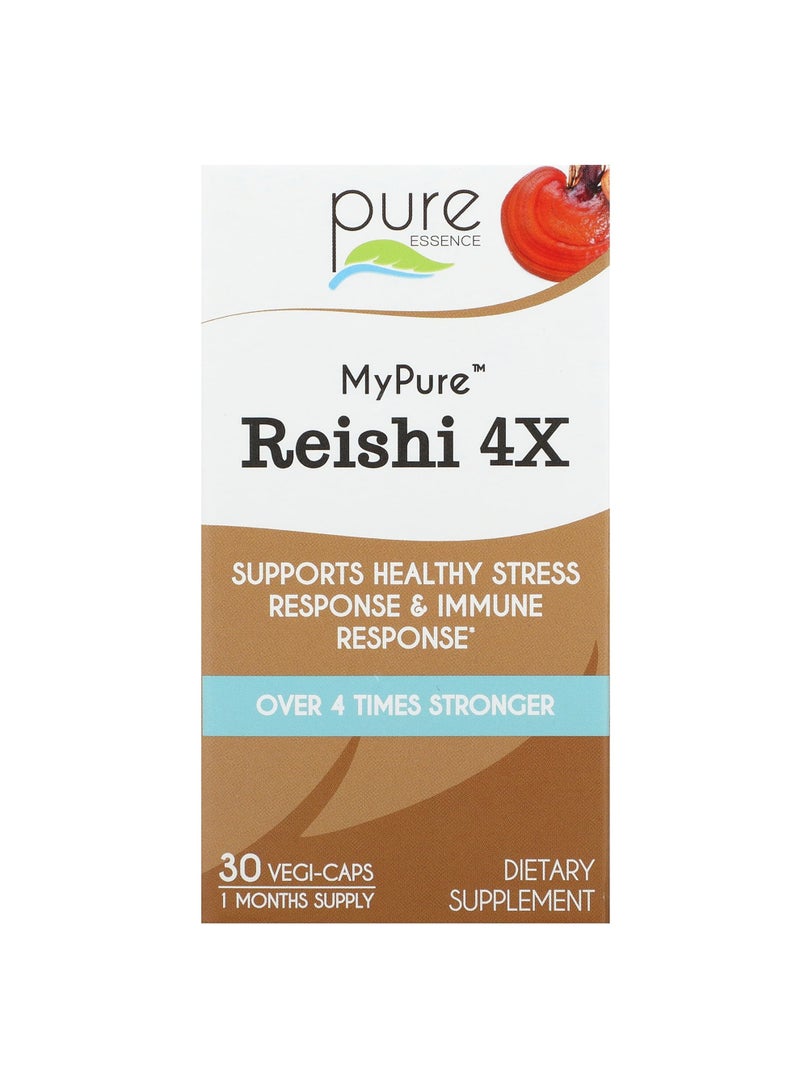 Pure Essence My Pure, Reishi 4x, 30 Vegi-Caps