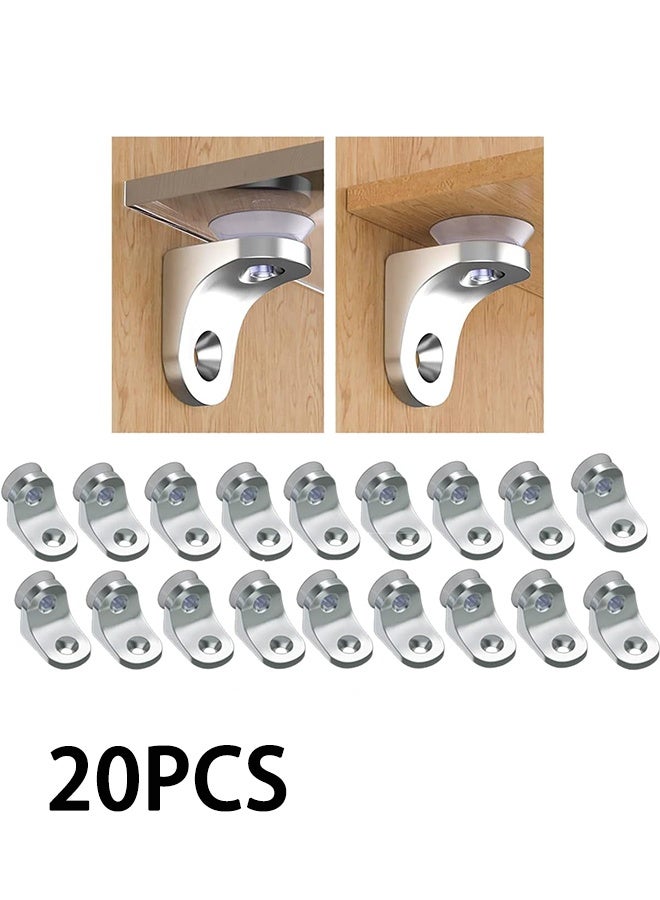 20pcs Shelf Support Nails Rack Pin Kit Rack Shelf Bracket Replacement Nails for Supporting Cabinet Shelves Kitchen Furniture Bookshelf Bracket Lock Pins - Image 1