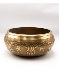 Alpine Crystals UAE Five Buddha Singing Bowl  Authentic Handcrafted Himalayan Singing Bowl from Nepal for Healing, Mindfulness, Meditation, and Yoga  Traditional Wooden Striker Included  - Image 3
