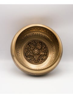 Alpine Crystals UAE Five Buddha Singing Bowl  Authentic Handcrafted Himalayan Singing Bowl from Nepal for Healing, Mindfulness, Meditation, and Yoga  Traditional Wooden Striker Included  - Image 2