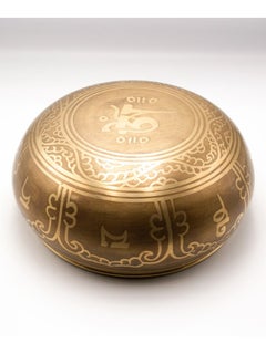 Alpine Crystals UAE Five Buddha Singing Bowl  Authentic Handcrafted Himalayan Singing Bowl from Nepal for Healing, Mindfulness, Meditation, and Yoga  Traditional Wooden Striker Included  - Image 4