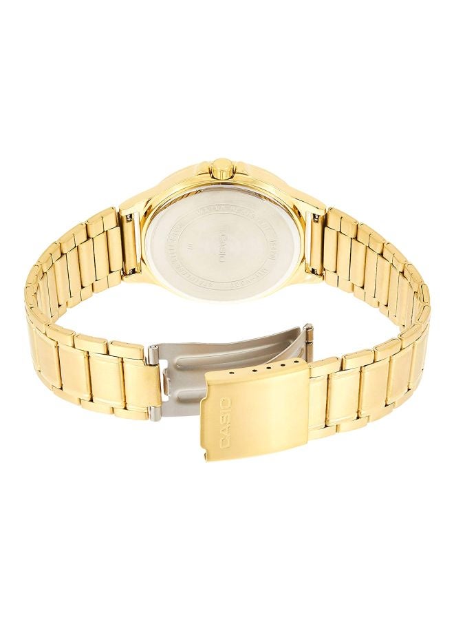 كاسيو ساعة يد إنتايسر بعقارب مقاومة للماء طراز MTP-V300G-7AUDF - 42 مم - ذهبي رجال - Image 2