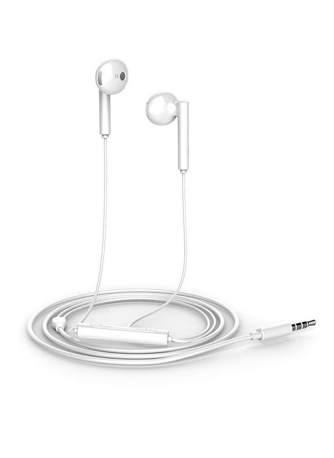 In-Ear Earphones With Microphone-White