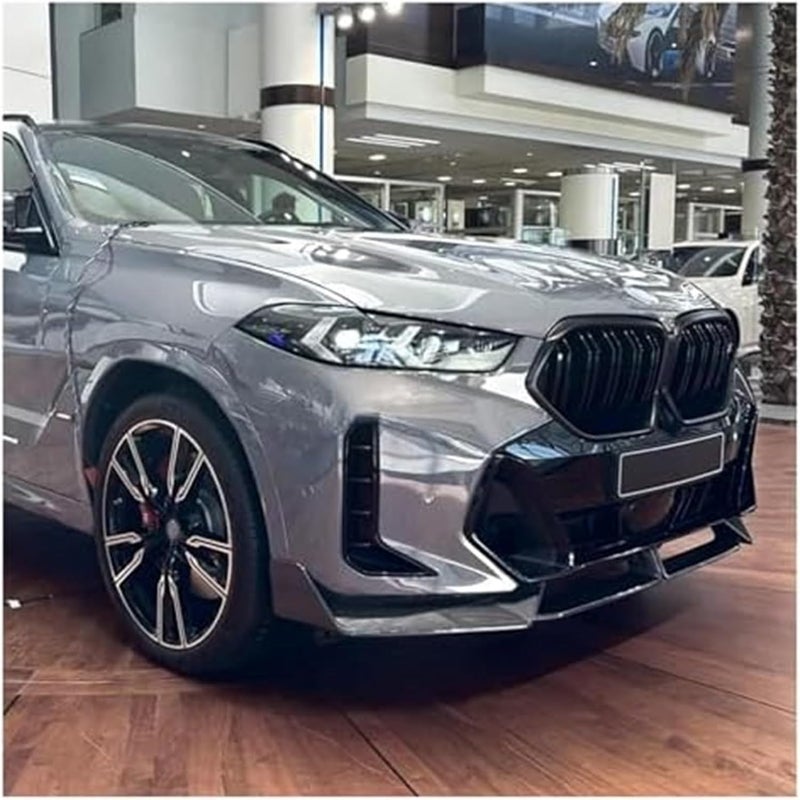 QASULER Front Bumper Spoiler Lip for BMW X6 G06 - Image 2