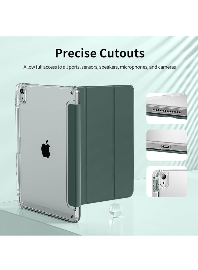 Rock Pow Case for iPad (A16) 11th 11 inch 2025 Gen iPad 11 Case/Case For iPad 10th Gen Case 2022 iPad 10 Case Slim Stand Clear Transparent Shell Back with Pencil Holder Smart Cover for 11" iPad 11th 2025/10.9"iPad 10th Gen 2022 - Image 3