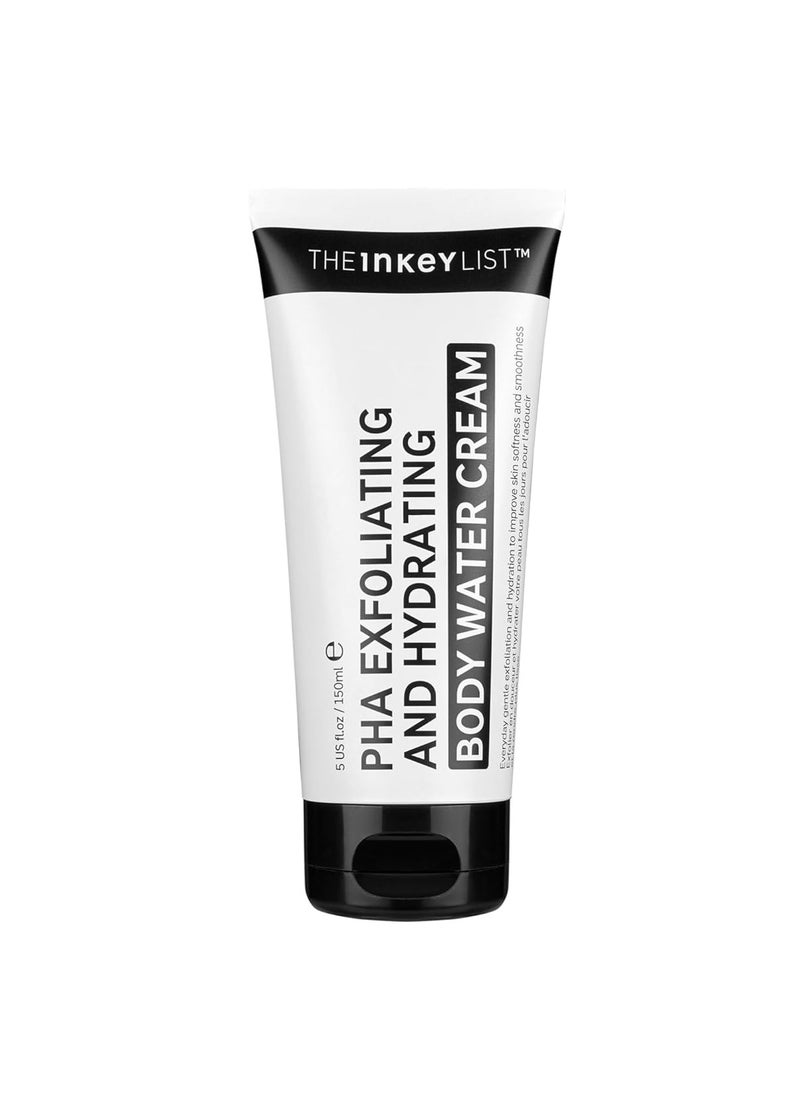The Inkey List The INKEY List PHA Body Water Cream 5fl oz/150ml, Ultimate 2-in-1 Moisturiser For Exfoliation & Hydration, For Smoother & Brighter and More Even-looking Skin, Suitable For All Skin Types  - Image 1