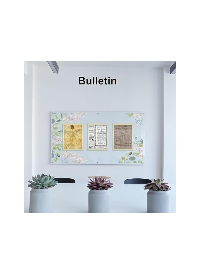 The Bros إطار عرض مغناطيسي A3، حامل ورق مغناطيسي ذاتي اللصق، لعرض الإعلانات، تخزين الصور، الإشعارات، الوثائق، بدائل إطار الصور (5 عبوات، فضي) - Image 3