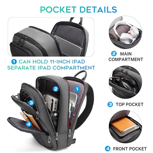 BANGE Large Sling Bag for Men, Waterproof Crossbody Backpack for Men, Fashion Shoulder bags with Pad Compartment - Image 2