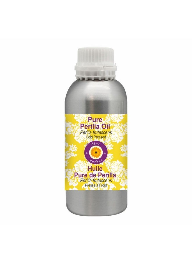 Deve Herbes Pure Perilla Oil (Perilla frutescens) | Cold Pressed | Natural | Undiluted | For Diluting Essential Oils | For Skin & Massage | Men & Women | 300ml - Image 1