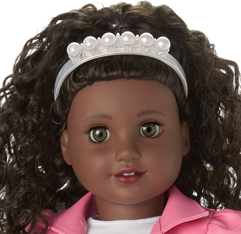 American Girl Truly Me 18-inch Doll Celebrity Chic Outfit with Jacket, Top, Skirt, Flats, and Ankle Straps, for Ages 6+ - Image 4