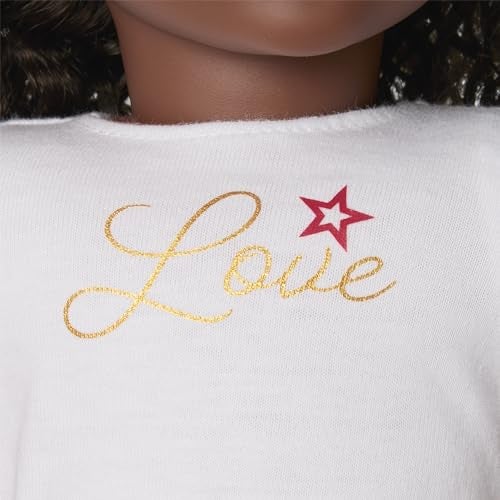 American Girl Truly Me 18-inch Doll Celebrity Chic Outfit with Jacket, Top, Skirt, Flats, and Ankle Straps, for Ages 6+ - Image 5