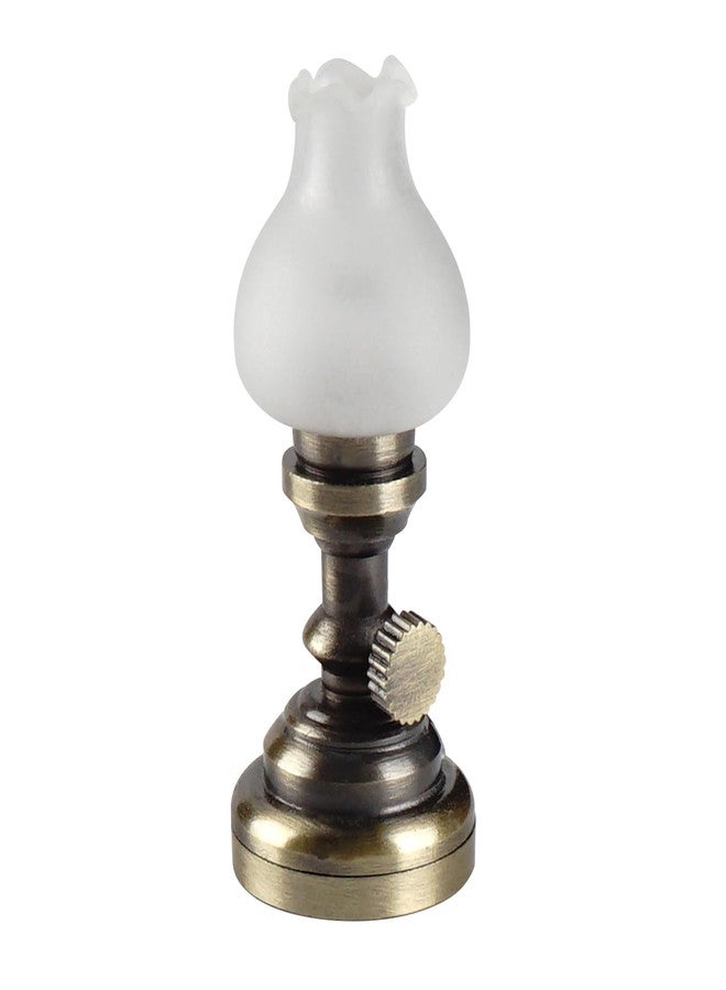 Waldosia 1:12 Scale Miniature Tulip Table Lamp - Flickering LED Dollhouse Light for Diorama, Roombox & Booknook - Image 2
