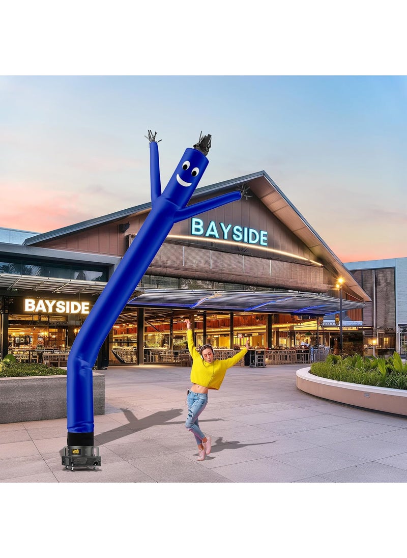 LookOurWay LookOurWay Air Dancers Inflatable Tube Man Attachment  20 Feet Tall Wacky Waving Inflatable Dancing Tube Guy for Business Promotion  Blower Not Included  Blue  - Image 4