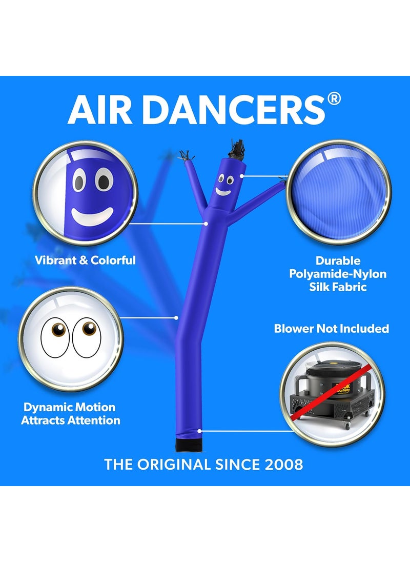 LookOurWay LookOurWay Air Dancers Inflatable Tube Man Attachment  20 Feet Tall Wacky Waving Inflatable Dancing Tube Guy for Business Promotion  Blower Not Included  Blue  - Image 2
